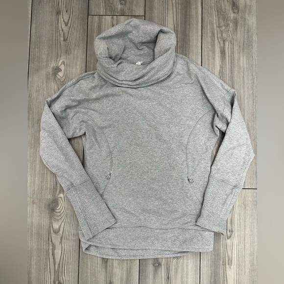 lululemon athletica Jackets & Blazers - Lululemon Run Rest Day Pullover Sweater Jacket Gray size 2